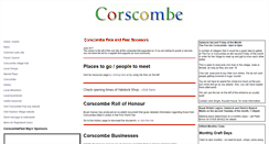 Desktop Screenshot of corscombe.org