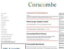 Tablet Screenshot of corscombe.org